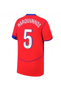 Paris Saint-Germain Marquinhos #5 Fotballdrakt Tredje Klær 2025-26 Korte ermer